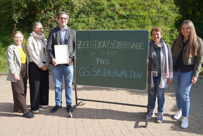 Zertifikatsübergabe Grundschule Sasbachwalden